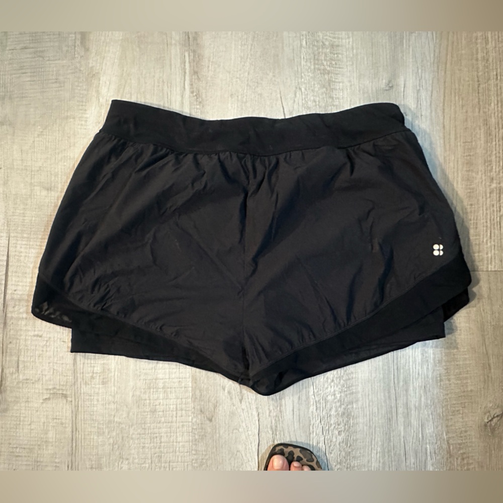 Sweaty Betty Black UK XXL / US 14 Size Tempo Run Shorts